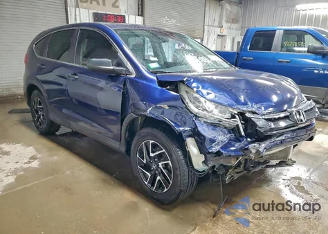 2016 Honda Cr-V Se from USA, damaged, VIN 5J6RM4H41GL038284